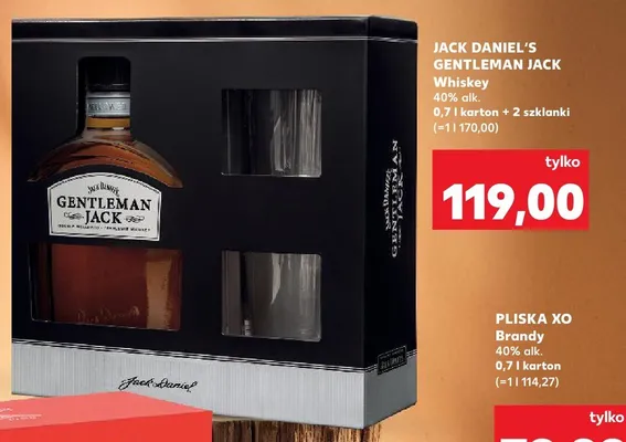 Whiskey Jack Daniel's Gentleman Jack promocja w Kaufland