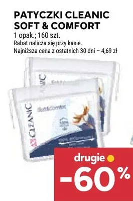 Patyczki Cleanic Soft & Comfort promocja w Stokrotka