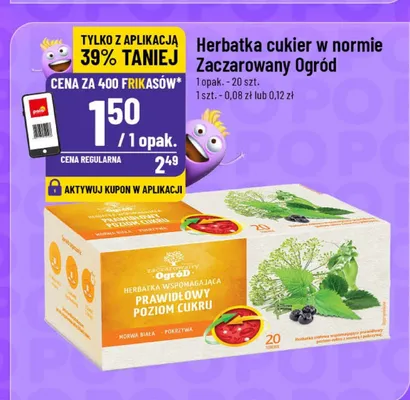 Herbatka cukier w normie Zaczarowany Ogród promocja w POLOmarket