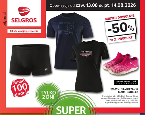 Artykuły marki Brubeck promocja w Selgros