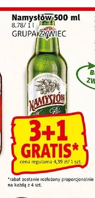 Piwo Namysłów Pils promocja w Prim Market