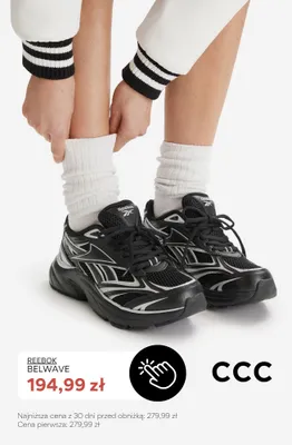 Buty sportowe Reebok Belwave promocja w CCC