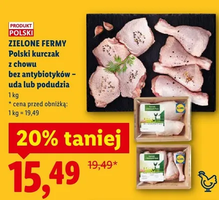 Kurczak z chowu bez antybiotyków - podudzia promocja w Lidl