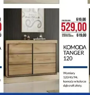 Komoda Tanger 120 promocja w Abra Meble