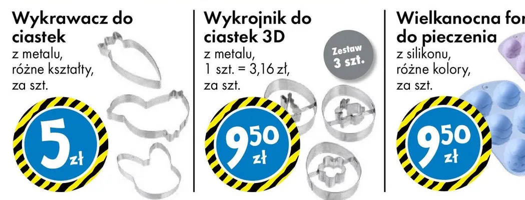 Wykrawacz do ciastek promocja w Tedi
