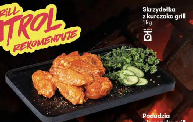Skrzydełka z kurczaka grill promocja w Delikatesy Centrum