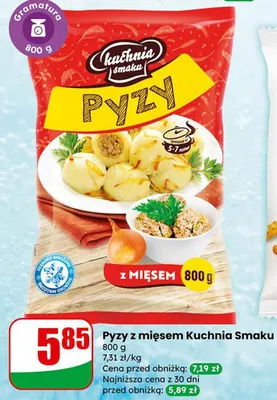 Pyzy z mięsem Kuchnia Smaku promocja w Dino