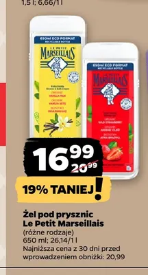 Żel pod prysznic Le Petit Marseillais promocja w Netto