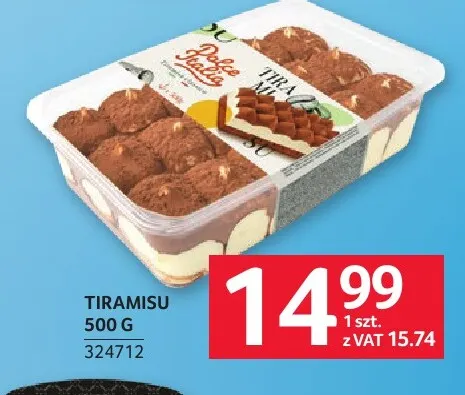 Tiramisu Dolce Italia promocja w Selgros