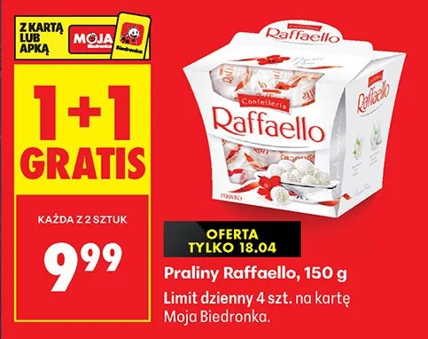 Praliny Raffaello promocja w Biedronka