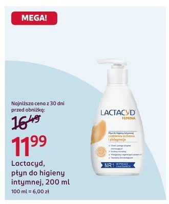 Płyn do higieny intymnej promocja w Rossmann