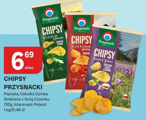 Chipsy Przysnacki Papryka promocja w Chorten
