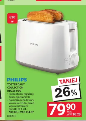 Toster Philips Daily Collection promocja w Selgros