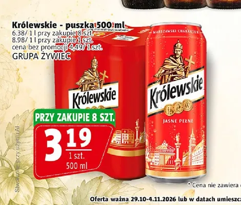 Piwo Królewskie promocja w Prim Market