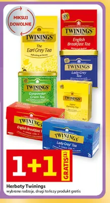 Herbata Earl Grey Twinings promocja w Auchan