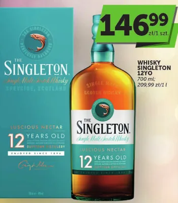 Whisky The Singleton 12YO Single Malt Scotch promocja w Groszek