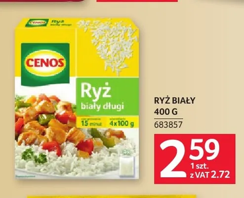 Ryż biały długi Cenos promocja w Selgros