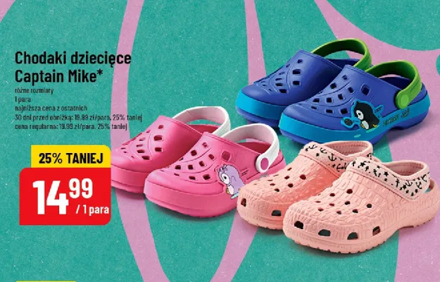 Chodaki dziecięce promocja w POLOmarket