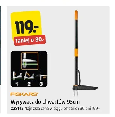 Wyrywacz do chwastów 93 cm Fiskars promocja w Jula
