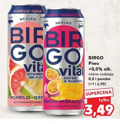 Piwo Birgo promocja w Kaufland