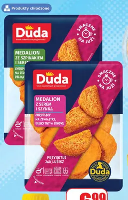 Medaliony drobiowe, 2 rodzaje promocja w Dino