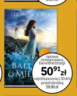 Książka Ballada o miłości oprawa zintegrowana barwione brzegi promocja w Empik