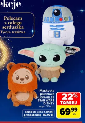 Maskotka pluszowa Huggables Star Wars Disney promocja w Carrefour