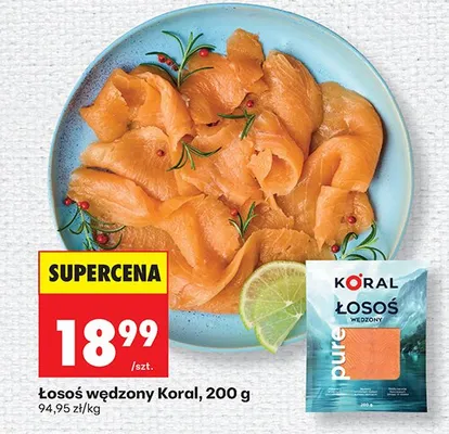 Łosoś wędzony promocja w Biedronka