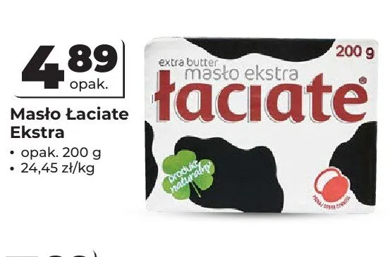Masło Łaciate Ekstra promocja w Odido