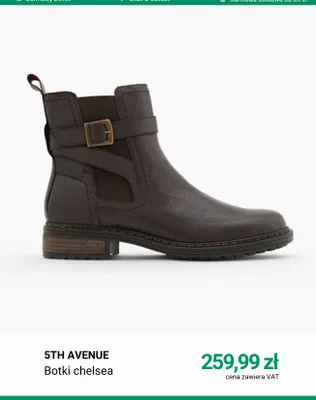 Botki chelsea 5th Avenue promocja w Deichmann