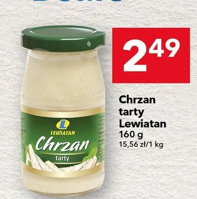 Chrzan tarty promocja w LEWIATAN
