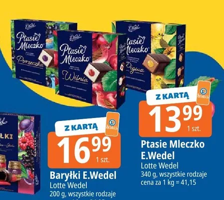 Ptasie Mleczko E.Wedel promocja w Leclerc