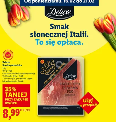 Szynka parmeńska promocja w Lidl