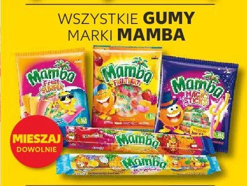 Gumy marki Mamba promocja w Kaufland