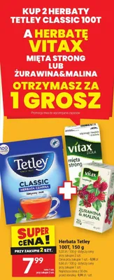 Herbata Tetley 100T promocja w Twój Market