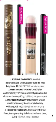 Żel do utrwalania brwi Transparent Brow Fixer transparentny promocja w Hebe