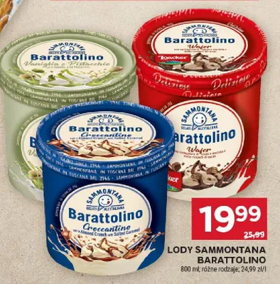 Lody sammontana barattolino promocja w Stokrotka