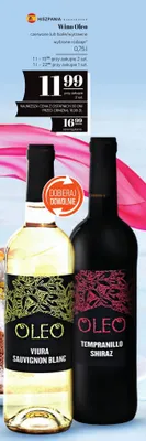 Wino Oleo czerwone lub białe/wytrawne Viura Sauvignon Blanc promocja w POLOmarket