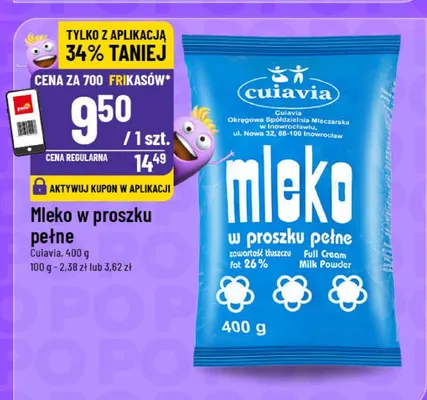 Mleko w proszku pełne promocja w POLOmarket