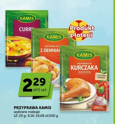 Przyprawa do kurczaka złocista Kamis promocja w Euro Sklep