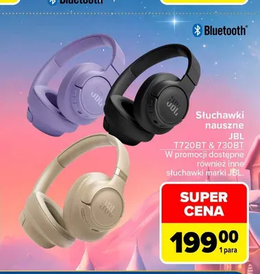Słuchawki nauszne Jbl 730BT promocja w Carrefour