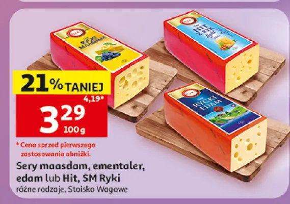 Ser edam SM Ryki promocja w Auchan