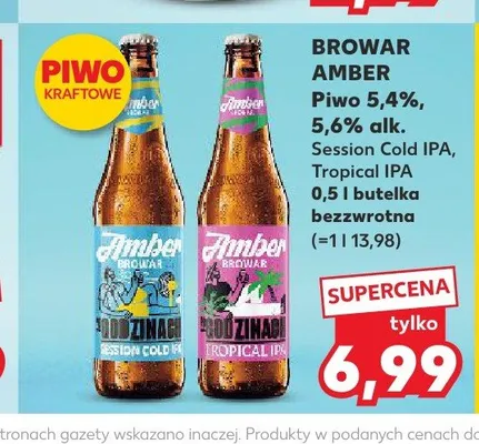 Piwo Amber Session Cold IPA promocja w Kaufland