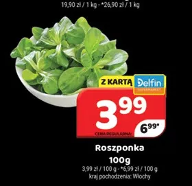 Roszponka promocja w Delfin