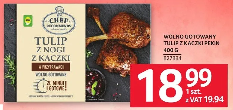Tulip z nogi z kaczki wolno gotowany promocja w Selgros