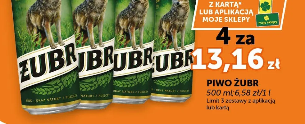Piwo Żubr promocja w Euro Sklep