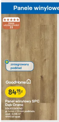 Panel winylowy Spc GoodHome Dąb Orano promocja w Castorama