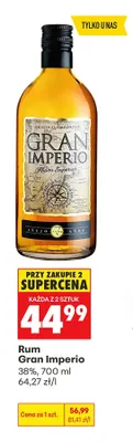 Rum Gran Imperio promocja w Biedronka