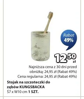 Stojak na szczoteczki do zębów Kungsbacka promocja w Jysk