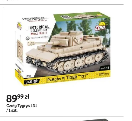 Czołg Tygrys 131 Cobi promocja w Empik